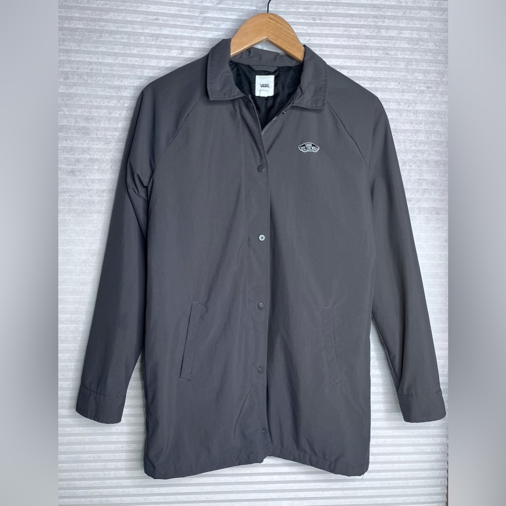 Vans Women XS Off The Wall Thanks Coach Long Sleeve Lined Button
Zipper Jacket - Picture 2 of 10